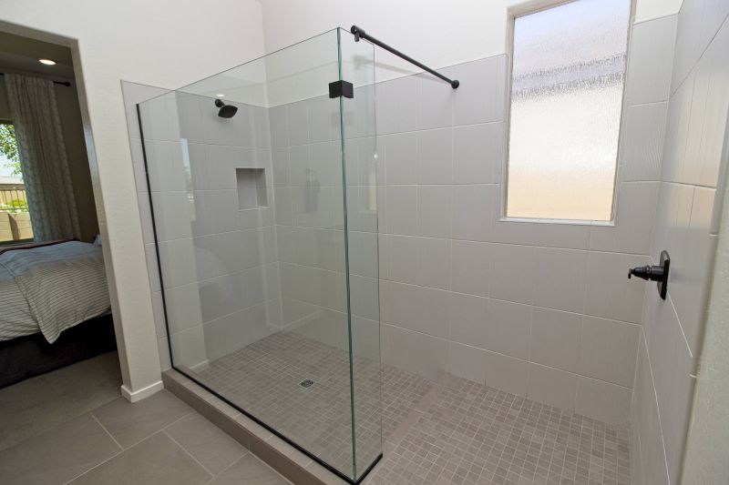 Walk-In Shower with Tiles